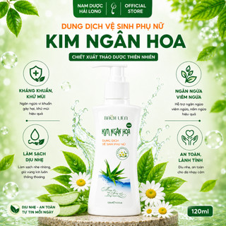 Dung dịch vệ sinh phụ nữ Kim Ngân Hoa kháng khuẩn, ngăn mùi khó chịu 120ml