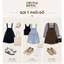 Yếm Jean Nữ CHEZI HOUSE Vải Jean Cao Cấp Dáng Ngố Đùi 3 Màu #8640-42 Form Rộng Thoải Mái Dễ Phối Áo Thun Sơ Mi