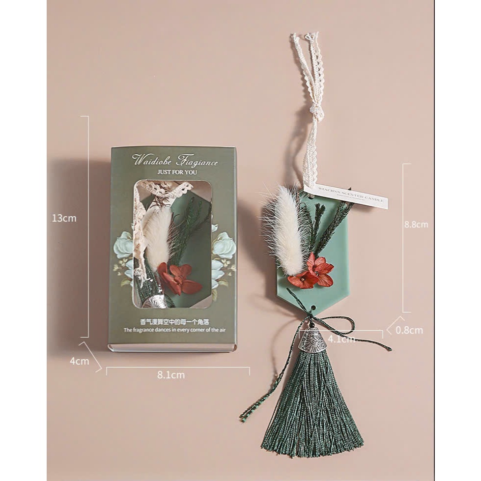 Sáp Thơm Phòng Treo Tủ Quần Áo Xe Ô Tô Treo Phòng Tinh Dầu Thiên Nhiên Khử Mùi Exquisite Life ST03 ST05