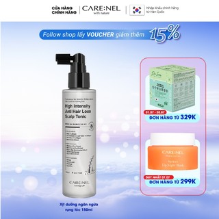 Xịt dưỡng tóc phục hồi, ngăn ngừa rụng tóc Carenel High Intensity Anti Hair Loss Scalp Tonic 150ml