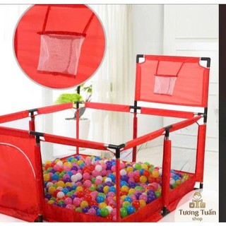 Quây bóng cho các bé vui chơi phù hợp chop bé từ 6 tháng đến 3 tuổi có tặng kèm 10 bóng