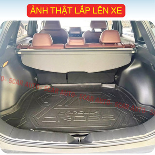 LÓT CỐP xe TOYOTA COROLLA CROSS 2021 - NAY nhựa dẻo siêu đẹp, siêu bền, chống thấm nước, không mùi, vừa khít