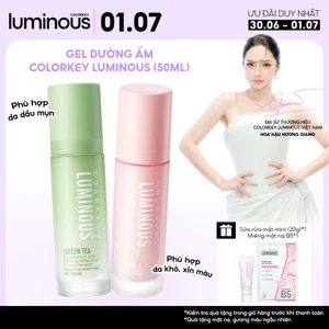 Dưỡng Ẩm Dạng Gel COLORKEY LUMINOUS Phù Hợp Da Nhạy Cảm Giúp Dưỡng Ẩm Từ Bên Trong, Hỗ Trợ Làm Sáng Da 50ml