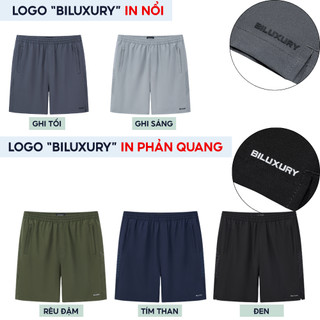 [NEW 2026] Quần Short Gió Thể Thao Nam Biluxury 1QDGT001 Quần Đùi Gió Nam Form Vừa Vặn Tôn Dáng Basic Mềm Mại