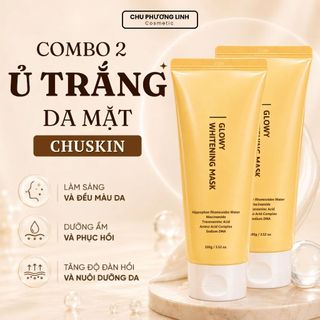 Combo 2 Ủ Trắng Da Mặt Chuskin 100g – Dưỡng Sáng, Cấp Ẩm, Làm Mịn Da - CB0218
