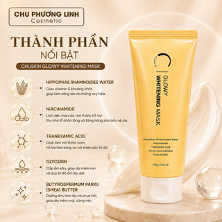 Combo 2 Ủ Trắng Da Mặt Chuskin 100g – Dưỡng Sáng, Cấp Ẩm, Làm Mịn Da - CB0218