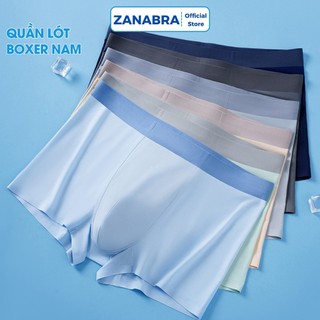 [Hàng Mới Về] Quần lót nam boxer su lạnh mềm mại, Quần boxer nam kháng khuẩn thoáng khí ZANABRA 2259