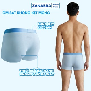 [Hàng Mới Về] Quần lót nam boxer su lạnh mềm mại, Quần boxer nam kháng khuẩn thoáng khí ZANABRA 2259