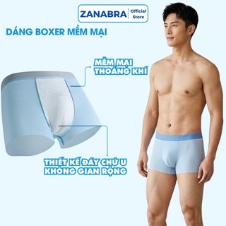 [Hàng Mới Về] Quần lót nam boxer su lạnh mềm mại, Quần boxer nam kháng khuẩn thoáng khí ZANABRA 2259