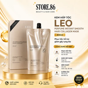 Kem Hấp Tóc LEO Perfume Instant Smooth Hair Collagen Mask 400ml | Dưỡng Ẩm Tóc Khô Xơ, Mềm Mượt & Bóng Khỏe