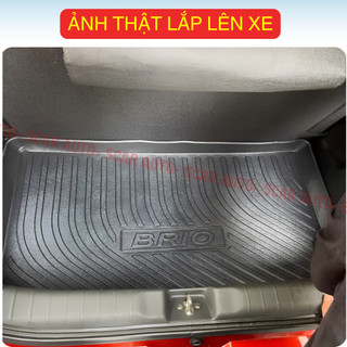 LÓT CỐP xe Honda Brio 2018 - Nay, nhựa dẻo siêu đẹp, siêu bền, chống thấm nước, không mùi, vừa khít xe