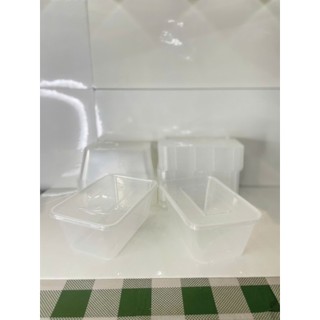 50 Hộp Chữ Nhật 1000ml Hân Thịnh Đựng Chân Gà, Rau Câu, Dùng 1 lần