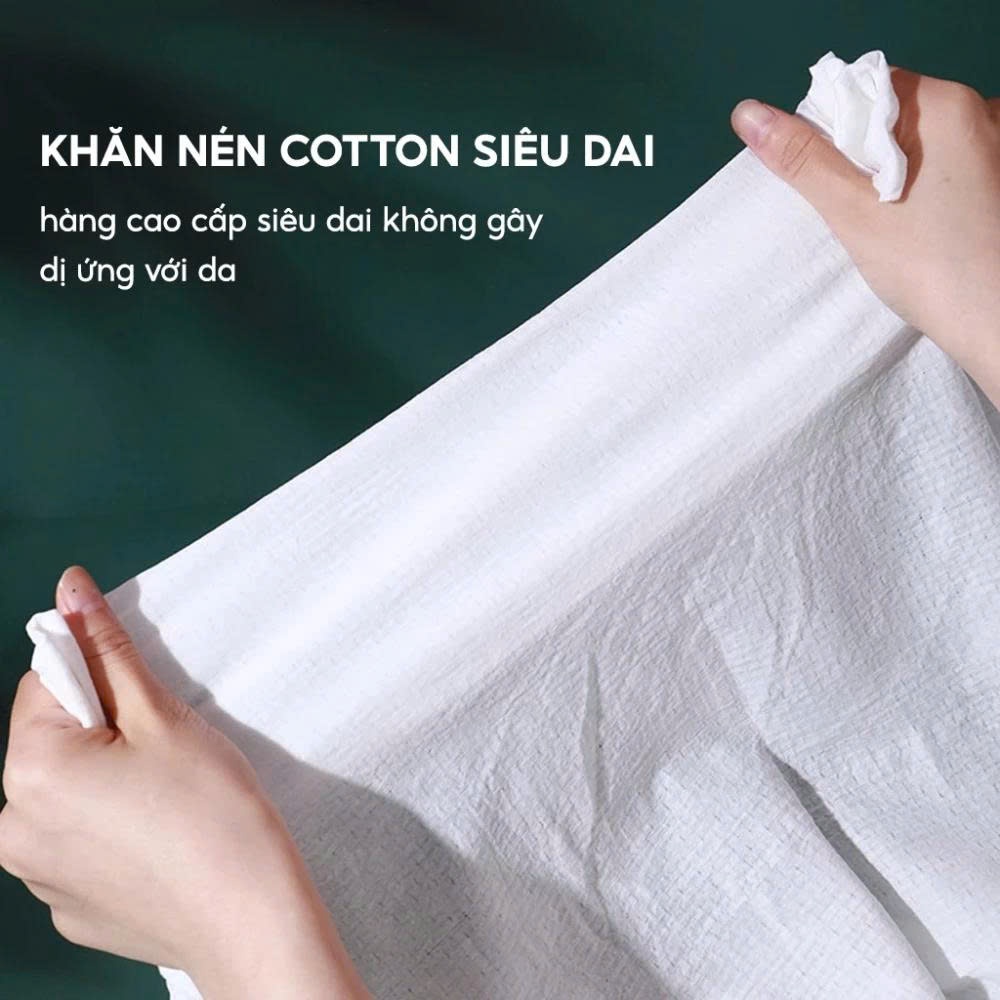 Khăn Tắm Nén Khổ Lớn 70x140cm Khăn Dùng 1 Lần Cotton Mềm Mịn Thấm Hút Tốt Mang Đi Du Lịch Công Tác