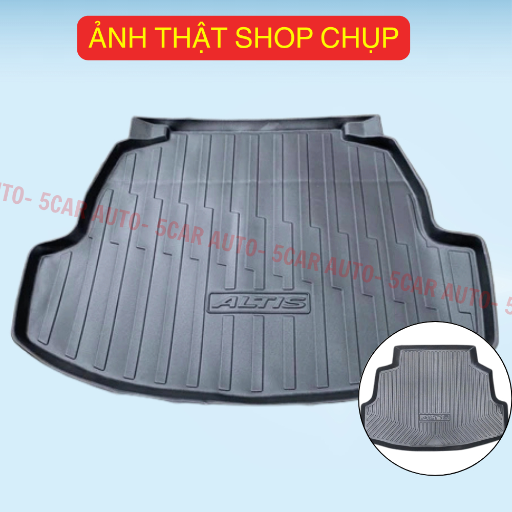 LÓT CỐP xe TOYOTA COROLLA ALTIS 2007 - NAY nhựa dẻo siêu đẹp, siêu bền, chống thấm nước, không mùi, vừa khít