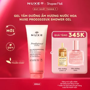 Gel Tắm Dưỡng Ẩm Hương Nước Hoa Tươi Trẻ Nuxe Prodigieux® Floral Scented Shower Gel 200ML