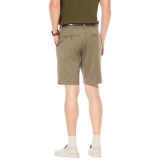 Beverly Hills Polo Club - Quần short Nam Regular Fit Rêu Trơn Cotton - QKSRS24V023