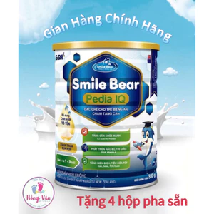 Sữa 1-10 Tuổi Smile Bear Pedia IQ [Tặng 4 hộp Pha sẵn 110ml]