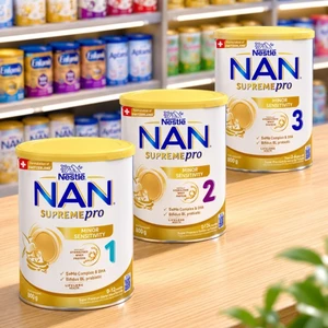 Sữa bột NAN SUPREME PRO 3 [2-6 tuổi] | Lon 800g - Dành cho trẻ dị ứng đạm bò
