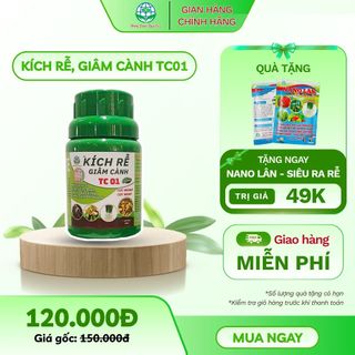 KÍCH RỄ, GIÂM CÀNH TC01 - CHUYÊN DÙNG CHO MAI VÀNG, CÂY CẢNH, BONSAI, RAU MÀU VÀ CÁC LOẠI CÂY CÔNG NGHIỆP (100ML)