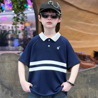 Áo Thun Polo Fom Rộng Hình In Cute Dễ Thương Vải Poly Cá Sấu Mềm Mịn Cho Bé Mẫu Mới Hot 2026 size 15-45kg ( Mẫu 02 )