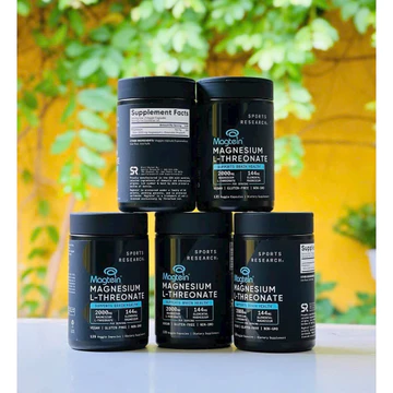 🍀☘️ [HSD 10/2028] Viên uống bổ sung Magie Sports Research Magtein Magnesium L-Threonate 2000mg 87 viên & 135 viên từ MỸ