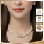 N752 dây chuyền ngọc trai nhân tạo dây đôi hạt 4li- 10li ngọc trai nhân tạo xinh xắn cho nữ