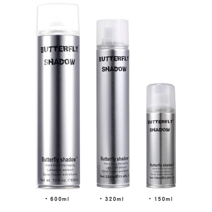 Gôm xịt tóc Butterfly Shadow 150ml 320ml 600ml Chính hãng, Gôm bạc giữ nếp tạo kiểu nam nữ GM01