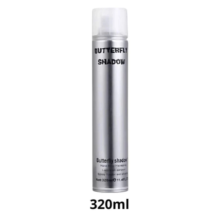 Gôm xịt tóc Butterfly Shadow 150ml 320ml 600ml Chính hãng, Gôm bạc giữ nếp tạo kiểu nam nữ GM01