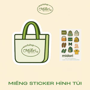 STICKER NGẪU NHIÊN CHO KHÁCH NHÀ MIDORI WORKSHOP