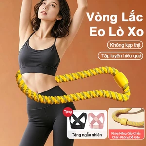 Vòng Lắc Eo Giảm Mỡ Bụng Bọc Dẻo Mềm Mại, An Toàn Dễ Sử Dụng Dây Lắc Eo Tập Bụng
