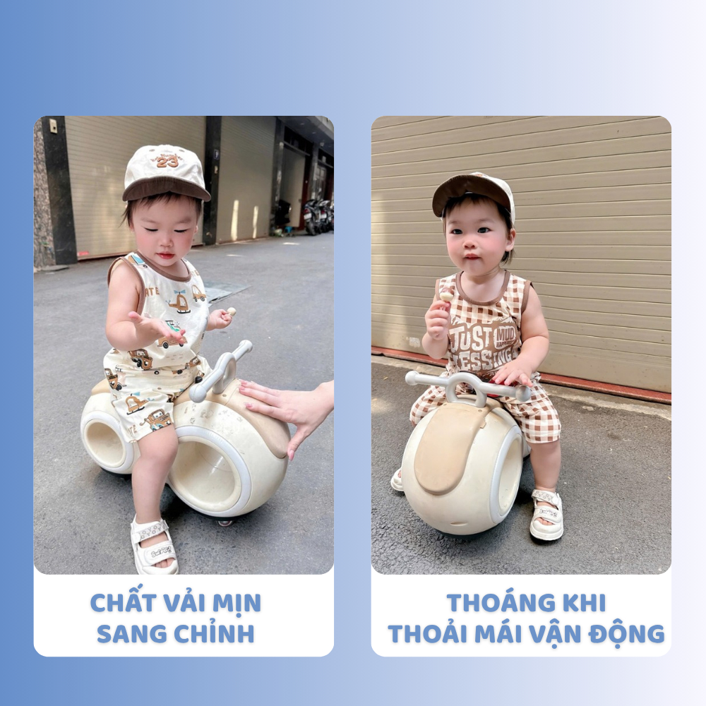 [À ƠI SHOP] H01- set 3 bộ ba lỗ màu nâu phối hình ask - a100.168