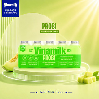 [Combo Thử Nghiệm] Mix 5 Vị Sữa Chua Uống Men Sống Vinamilk Probi 65ml Giảm Đường