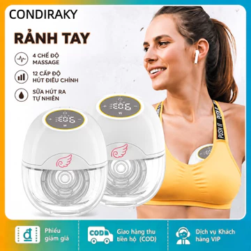 Máy Hút Sữa Bằng Điện Có Thể Đeo Được, Cầm Tay, Rảnh Tay, Không Đau, Thích Hợp Cho Con Bú 150ml