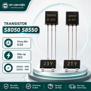 S8050 S8550 transistor 0.5A 25V chất lượng cao