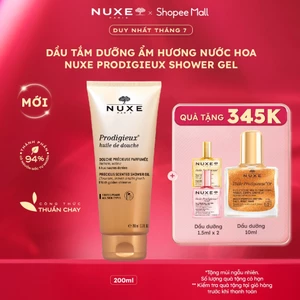 Dầu Tắm Dưỡng Ẩm Hương Nước Hoa Nuxe Prodigieux® huile de douche Precious Scented Shower Oil 200ML