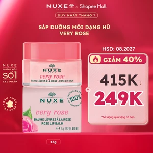 Sáp dưỡng môi dạng hũ Nuxe Very Rose 15g