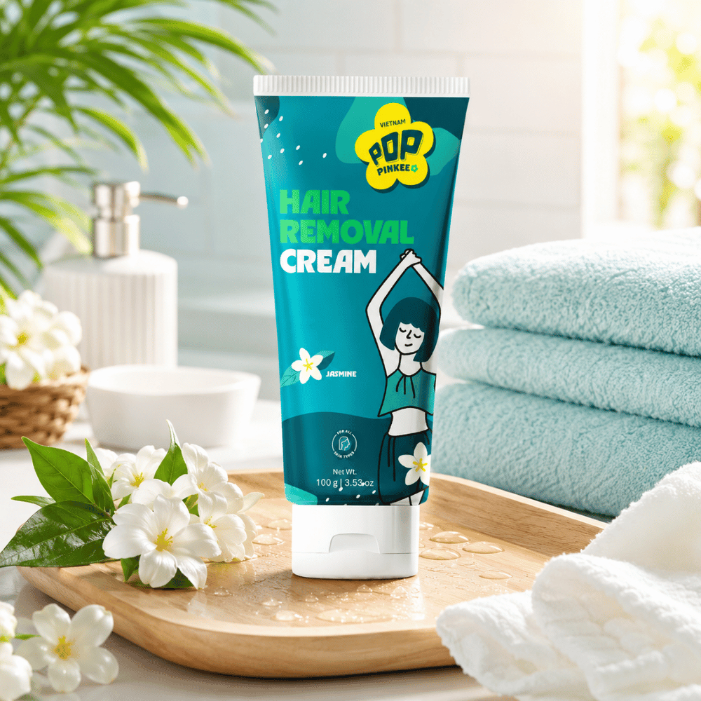 Kem Tẩy Lông Pop Pinkee - Nhẹ Dịu, Tẩy Lông Êm Ái