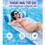 Phao bơi mùa hè, ghế bơi bãi biển thời trang, bơm hơi cầm tay kiểu đẩy, phao hồ bơi và bộ dụng cụ bơm hơi.
