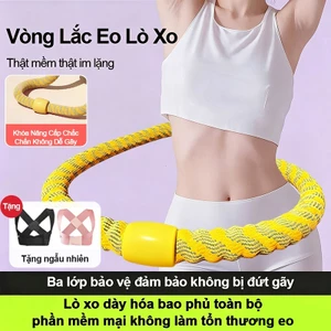 Vòng Lắc Eo Giảm Mỡ Bụng Cao Cấp - Nhỏ Gọn, Bọc Mềm, An Toàn, Dễ Tập, Tiện Mang Đi​