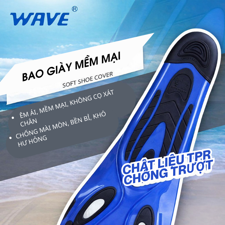 Hàng chính hãng WAVE F6869 - Chân vịt dài bơi lặn cao cấp