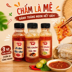 3 Vị Nước Sốt Chấm Bánh Tráng Siêu Ngon - Vị Ớt Rim Mật Ong, Sốt Me, Sốt Tắc - Chuẩn Vị Tây Ninh
