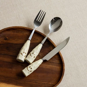 Set thìa nĩa du lịch đa năng tích hợp khui nắp chai thép không gỉ MUN STORE DTD095