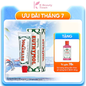 Kem đánh răng Euthymol Original hương bạc hà, sạch sâu kiểm soát hơi thở có mùi 106G