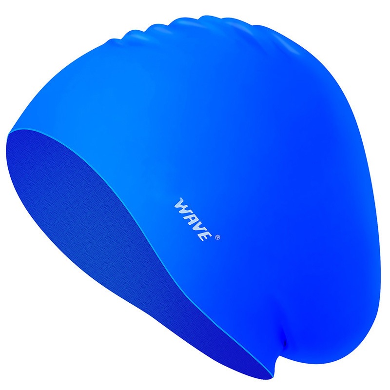 Chính Hãng WAVE - Mũ Bơi Trùm Tóc, Nón Bơi Rộng -  Silicone Co Giãn Tốt - Model SC-4614