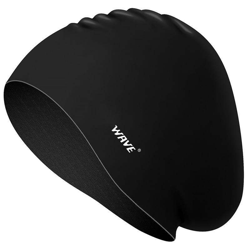 Chính Hãng WAVE - Mũ Bơi Trùm Tóc, Nón Bơi Rộng -  Silicone Co Giãn Tốt - Model SC-4614