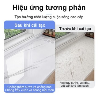 YOWXII Decal dán bếp chống dầu mỡ ,chịu nhiệt, chống nước, dán bàn , nhà tắm