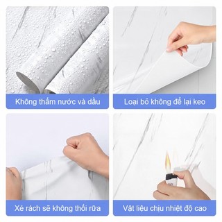 YOWXII Decal dán bếp chống dầu mỡ ,chịu nhiệt, chống nước, dán bàn , nhà tắm
