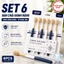Combo 2 vỉ Set 6 bàn chải đánh răng nội địa Trung lông mềm, chải siêu êm, làm sạch sâu đánh sạch mảng bám dễ sử dụng