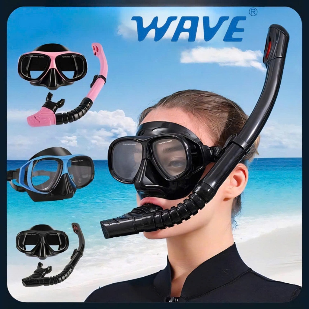 Chính hãng WAVE - Kính bơi lặn, kiếng lặn, mặt nạ lặn biển và ống thở