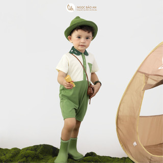 M&B (3M-24M) Bộ body đùi SNUGGLE DINO cotton thoáng mát, co giãn thấm hút mồ hôi-DINO5.25
